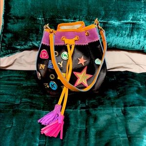 Dooney and Bourke charm bucket bag